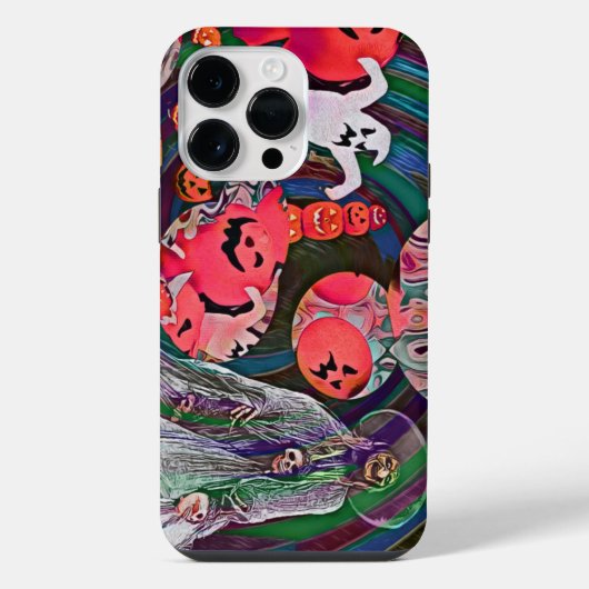 Mijn Super Halloween V3 iPhone Hoesje (Achterkant)