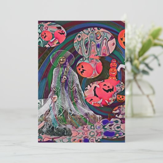 Mijn Super Halloween V3 Kaart (Staand voorkant)