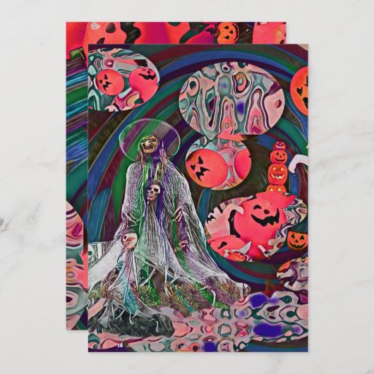 Mijn Super Halloween V3 Kaart (Voorkant / Achterkant)