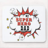Mijn Super Hero Comic Fun Vader Day Muismat (Voorkant)