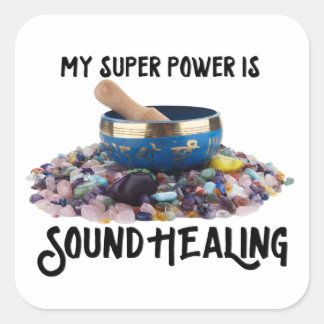 Mijn Super Power is Sound Healing Stickers