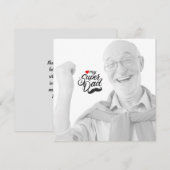 Mijn super vader, vrolijke Vaderdag, papa (Voorkant / Achterkant)