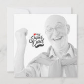 Mijn super vader, vrolijke Vaderdag, papa (Voorkant)