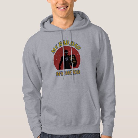 Mijn Superdad T-Shirt Hoodie (Voorkant)