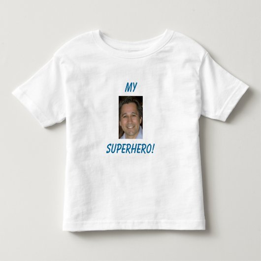 Mijn superheld. - Gepersonaliseerd Kinder Shirts (Voorkant)