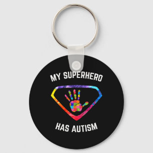 Mijn superheld heeft kennis met autisme sleutelhanger