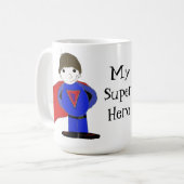 Mijn Superheld Koffiemok (Voorkant links)