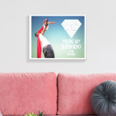 Mijn superheld Vaderdag Canvas foto's Afdruk (Insitu (Woonkamer))