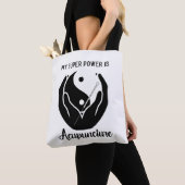 Mijn superkracht is Acupunctie-Tas Tote Bag (Dichtbij)