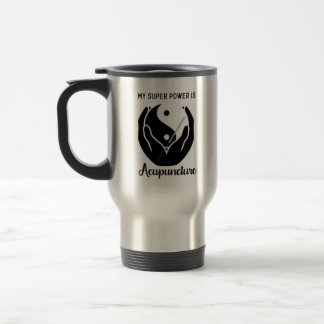 Mijn superkracht is Acupunction Travel Mug Reisbeker