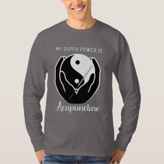 Mijn superkracht is het T-shirt van Acupunctie-Man