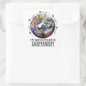 Mijn superkracht is sjamanisme Sticker (Tas)