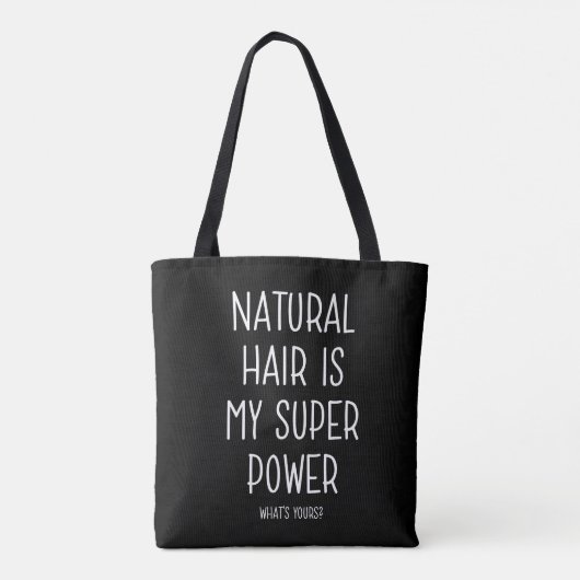 MIJN superkracht Tote Bag (Achterkant)