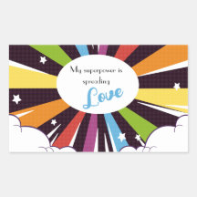 Mijn superkracht verspreidt Liefde.