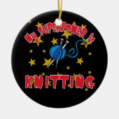 Mijn Superpower breekt Keramisch Ornament (Voorkant)