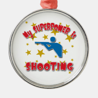 Mijn Superpower is aan het afschieten Metalen Ornament