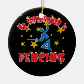Mijn Superpower is aan het hekken Keramisch Ornament