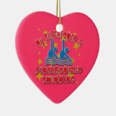 Mijn Superpower is gesynchroniseerd zwemmen Keramisch Ornament (Rechts)