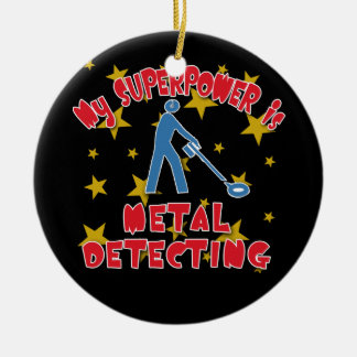 Mijn Superpower is Metal Detection Keramisch Ornament