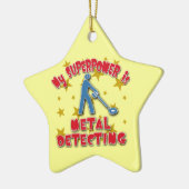 Mijn Superpower is Metal Detection Keramisch Ornament (Links)