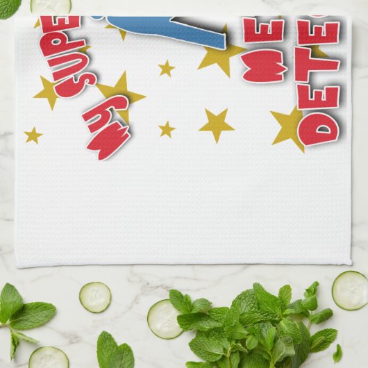 Mijn Superpower is Metal Detection Theedoek (Gevouwen)