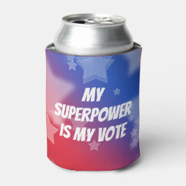 Mijn Superpower is mijn stem Blikjeskoeler