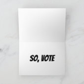 Mijn Superpower is mijn stem Kaart (Binnen)