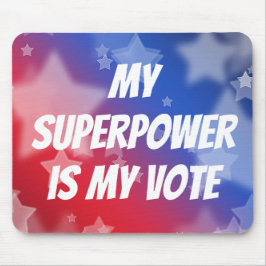 Mijn Superpower is mijn stem Muismat