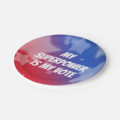 Mijn Superpower is mijn stem Papieren Bordje (Gekanteld)