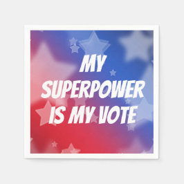 Mijn Superpower is mijn stem Servet