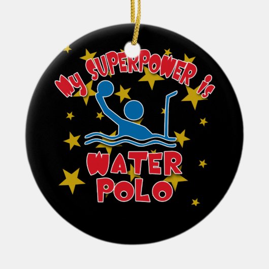 Mijn Superpower is waterpoloe Keramisch Ornament (Voorkant)