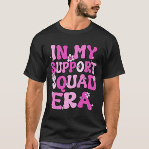 Mijn Support Squad Era Groovy Borstkanker Awarenes T-shirt