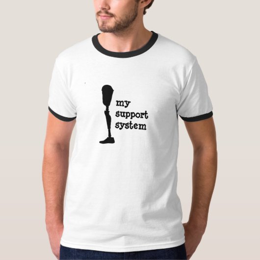Mijn supportsysteem t-shirt (Voorkant)