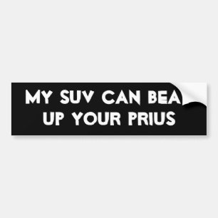 Mijn SUV kan je voorrecht opblazen Bumpersticker