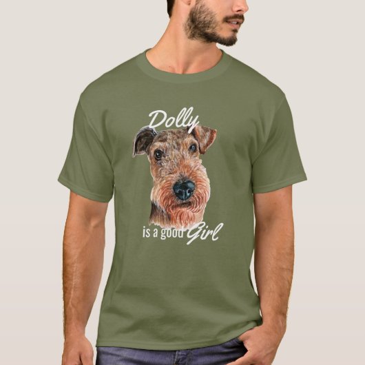 Mijn Sweet Airedale Terrier T-shirt (Voorkant)