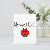 Mijn Sweet Lord-uitrusting Briefkaart (Staand voorkant)