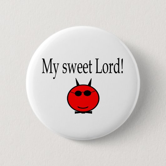 Mijn Sweet Lord-uitrusting Ronde Button 5,7 Cm (Voorkant)