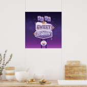 Mijn Sweet Sixteen Square Poster (Keuken)