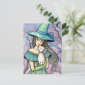 Mijn Sweet Tabby Witch Cat Briefkaart (Staand voorkant)
