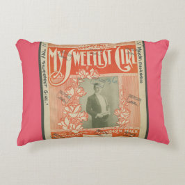 Mijn Sweetest Girl Cotton Accent Pillow - HAMbyWG Decoratief Kussen