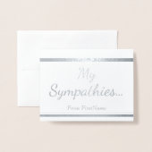 "Mijn sympathieën..." Kaart (Voorkant met envelop)