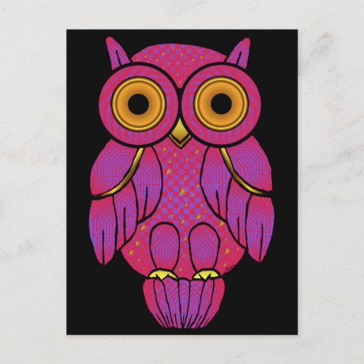 Mijn $t Owl Midnight Briefkaart (Voorkant)