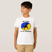 Mijn T-Rex heeft mijn huiswerk gegeten T-shirt (Voorkant volledig)