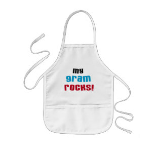 Mijn T-shirts en Giften van de Rotsen van het Gram Kinder Schort