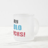 Mijn T-shirts en Giften van Rotsen Lolo Matglas Koffiemok (Voorkant rechts)