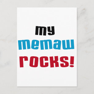 Mijn T-shirts en Giften van Rotsen Memaw Briefkaart