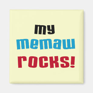 Mijn T-shirts en Giften van Rotsen Memaw Magneet