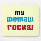 Mijn T-shirts en Giften van Rotsen Memaw Muismat (Voorkant)