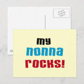 Mijn T-shirts en Giften van Rotsen Nonna Briefkaart (Voorkant / Achterkant)