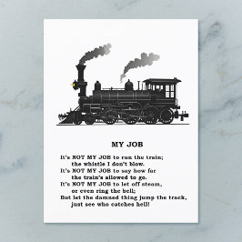 Mijn taak briefkaart